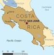 costa rica map 